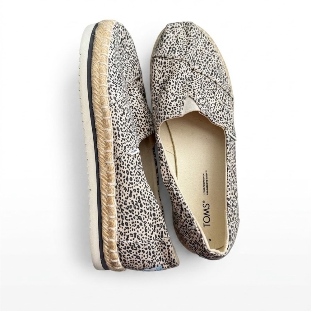TOMS Women's Alpargata Platform Rope slip-on shoes -Size 9